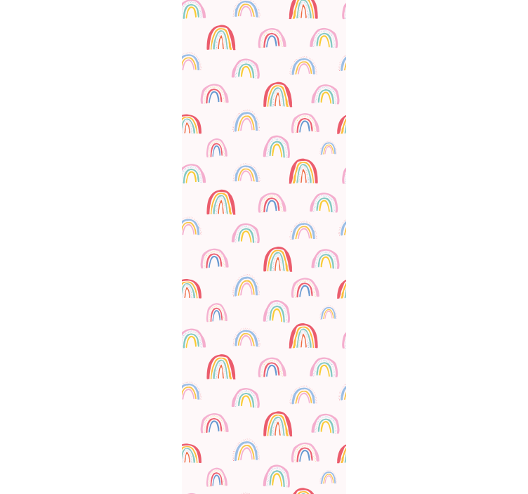 Blind children colorful rainbow patterns - TenStickers