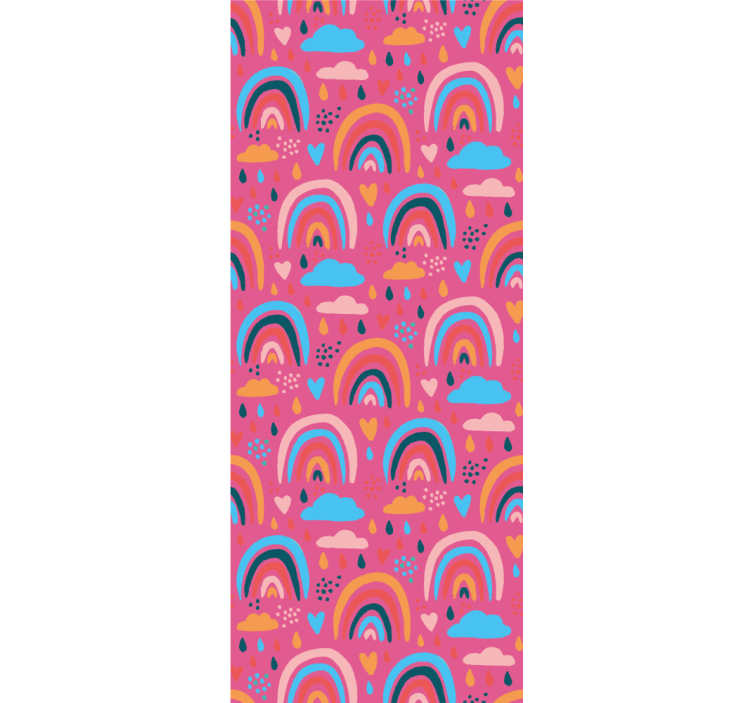 Blind children colorful rainbow designs - TenStickers