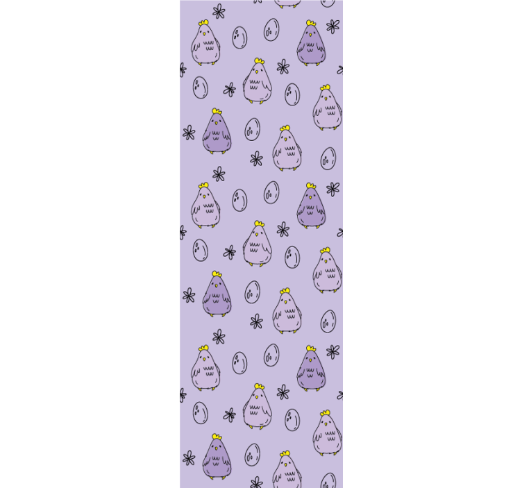 Blind children chick pattern design - TenStickers