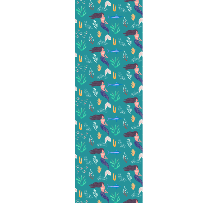 Blind children mermaid underwater adventure - TenStickers
