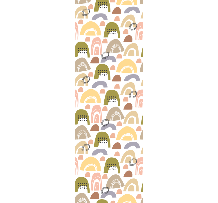 Blind children nordic rainbow pattern - TenStickers