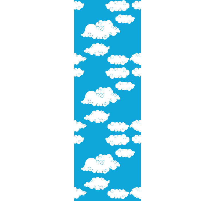 Blind children clouds in sky - TenStickers
