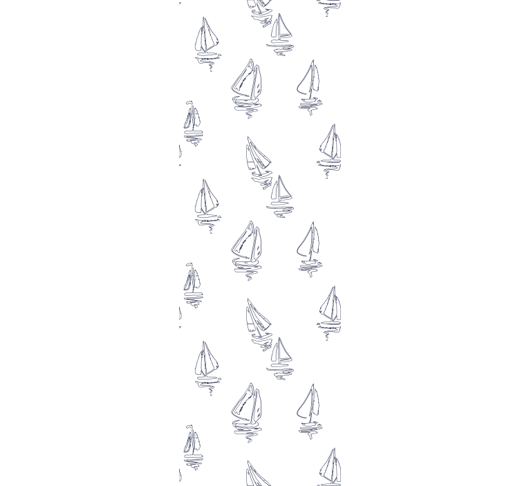 Blind children sailboat pattern - TenStickers