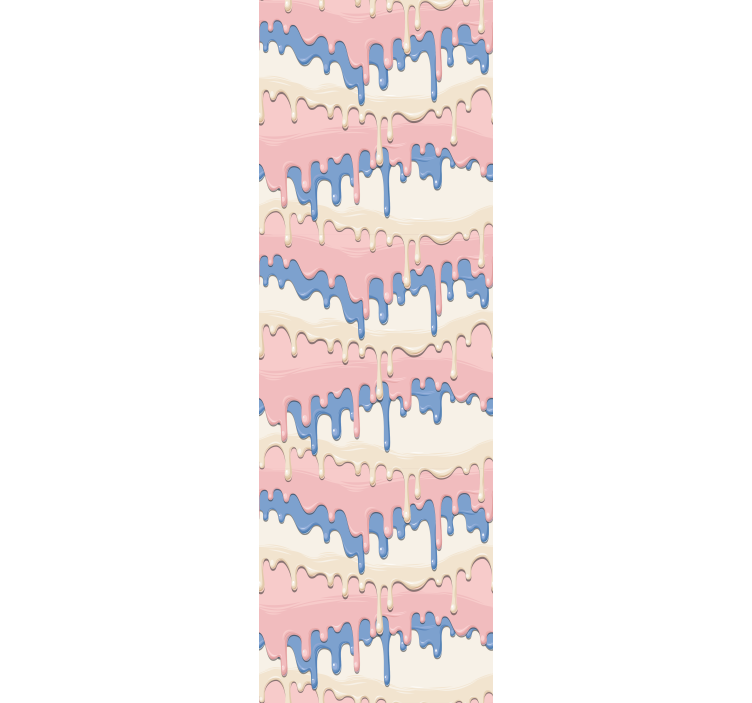 Blind children pastel paint flowing - TenStickers