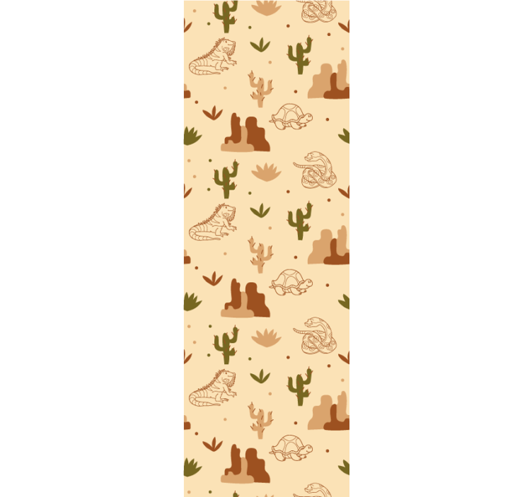 Blind children exploring desert wildlife - TenStickers