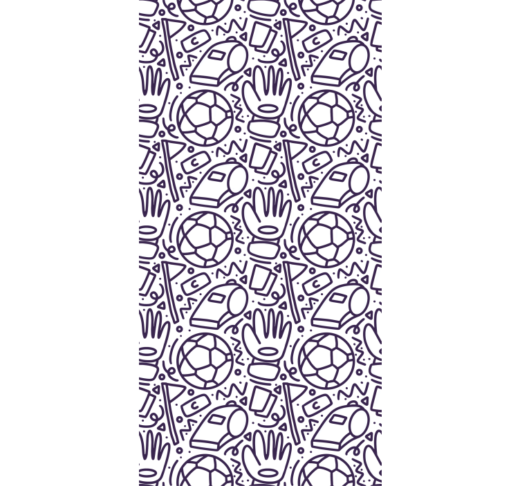 Blind children sport doodle design - TenStickers