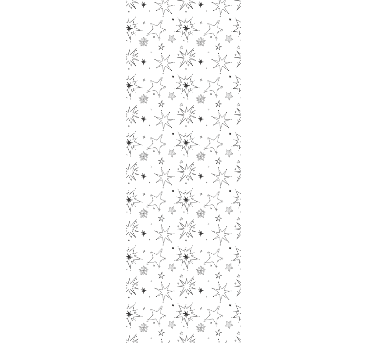 Blind children stars silhouetted pattern - TenStickers