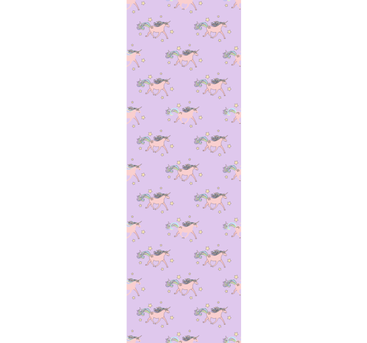 Blind children pink pastel sweet unicorn pattern - TenStickers