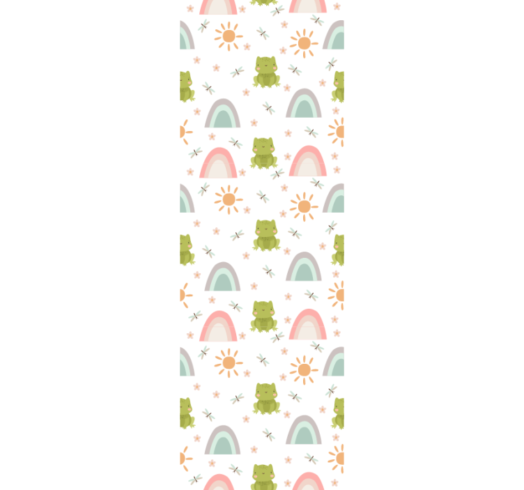 Blind children cute frog cartoon tropical design - TenStickers