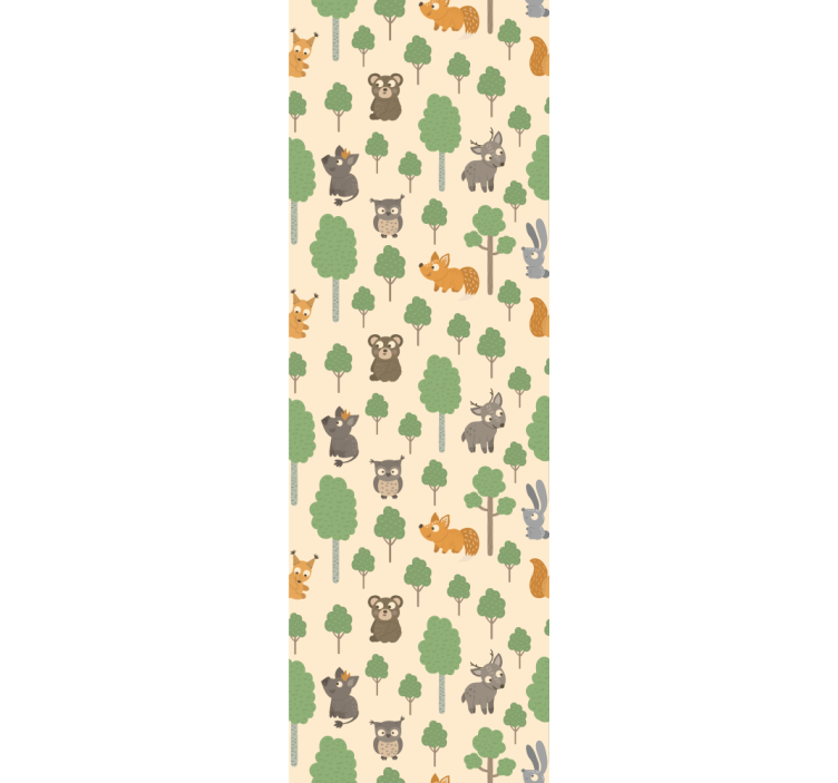 Blind children funny cute animals and trees - TenStickers