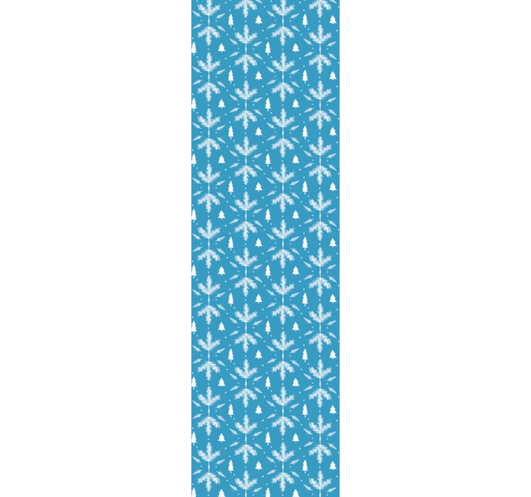 Blind children nordic style folk blue blanket - TenStickers