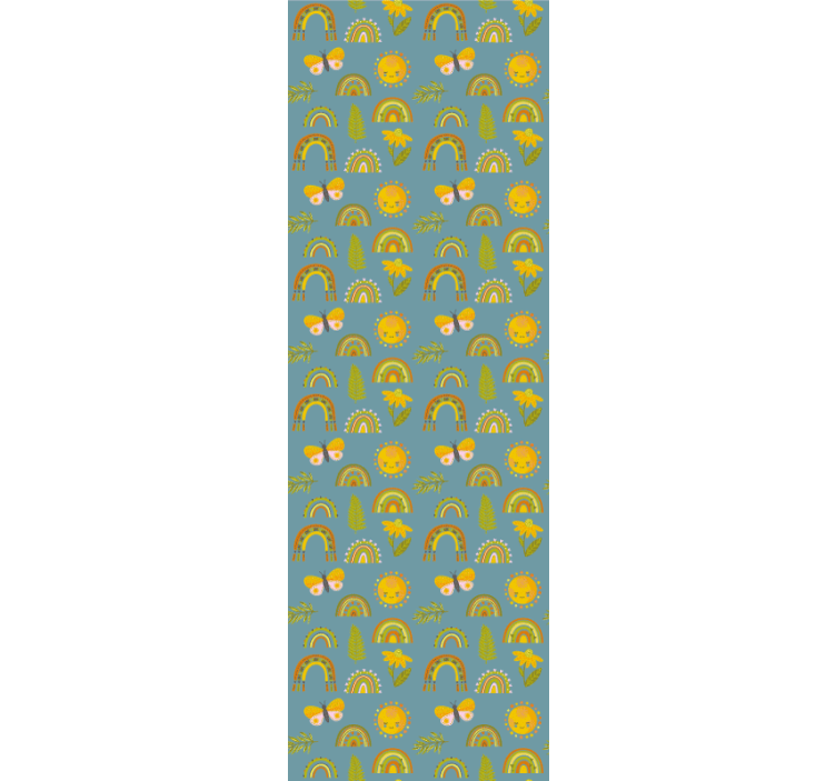 Blind children pattern with messy thick drawing - TenStickers