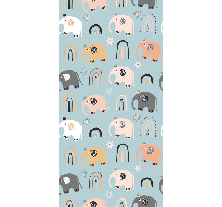 Blind children love adorable elephants - TenStickers