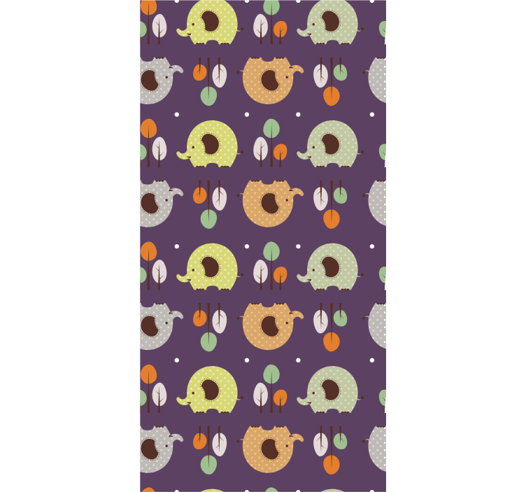 Blind children autumn elephant - TenStickers