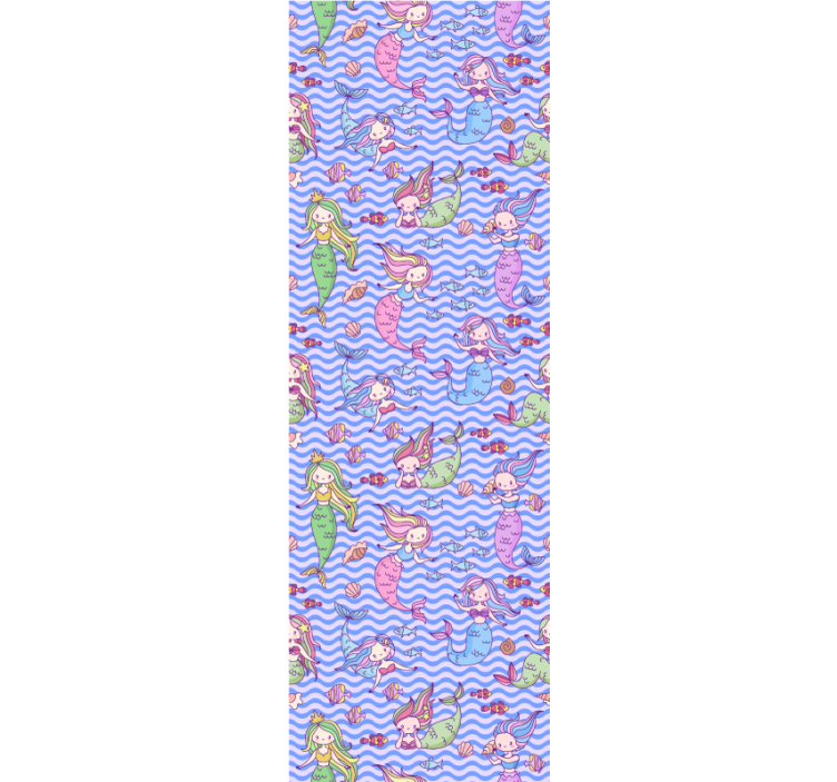 Blind children discover mermaids - TenStickers