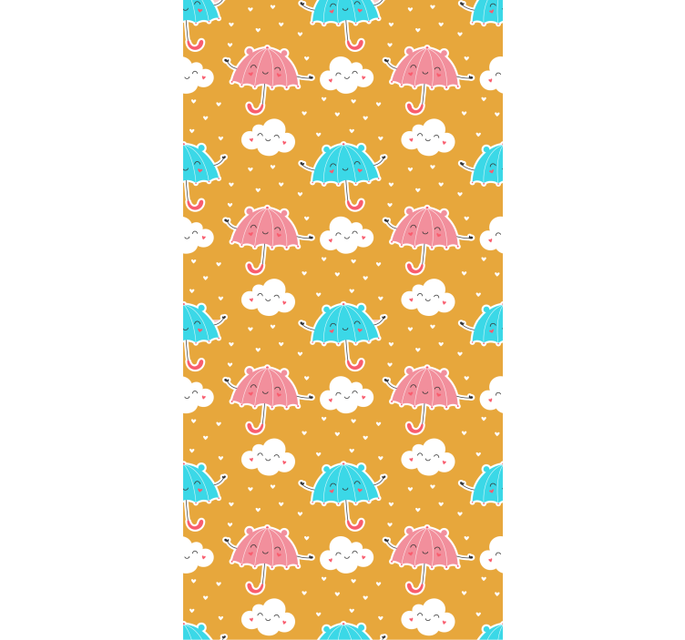 Blind children colourful umbrella display - TenStickers