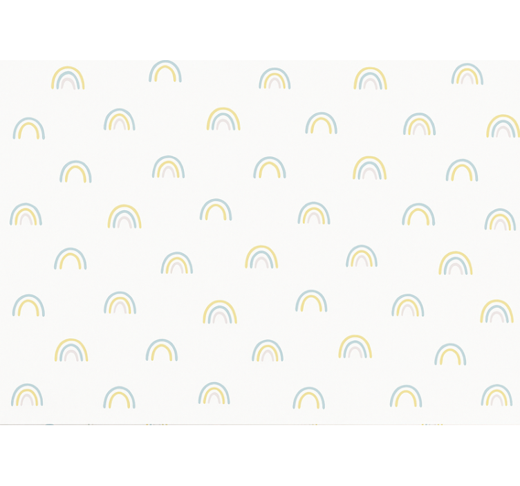 Blind children scattered pastel rainbows - TenStickers