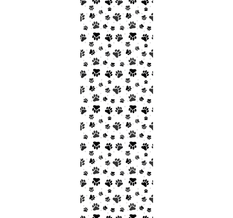 Blind children pet paw pattern animal backdrop - TenStickers