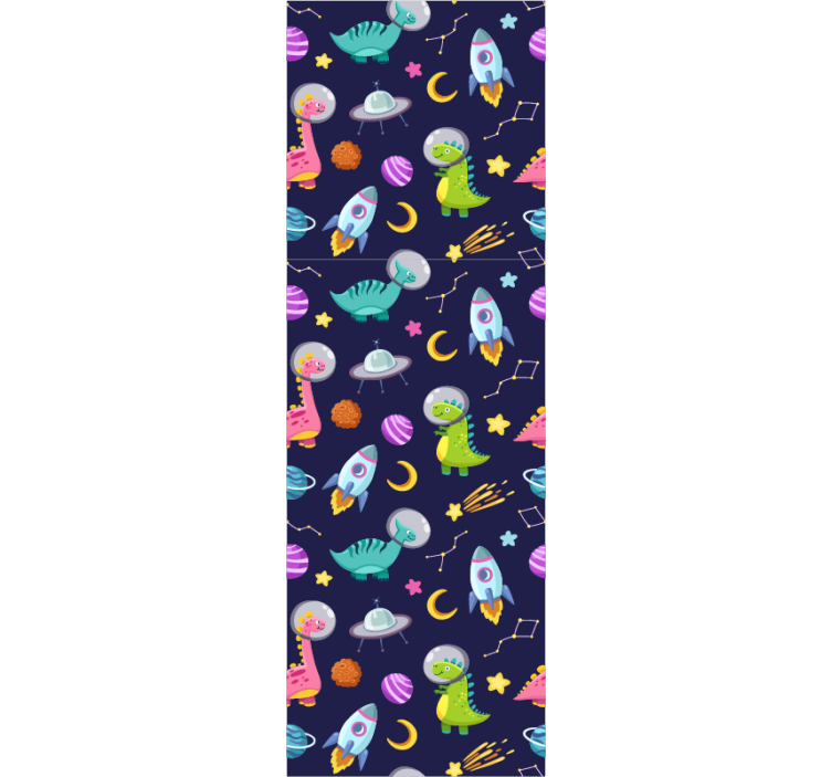 Blind children cute design spatial dinosaurs - TenStickers