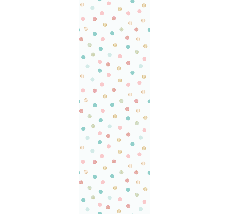 Blind children glitter confetti polka dot pattern - TenStickers