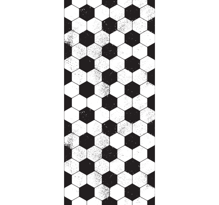 Blind children grunge dirty soccer ball pattern - TenStickers