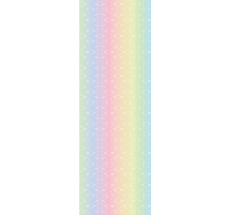 Blind children glitter rainbow sky pastel colors - TenStickers