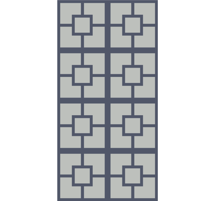 Blind office square pattern design - TenStickers