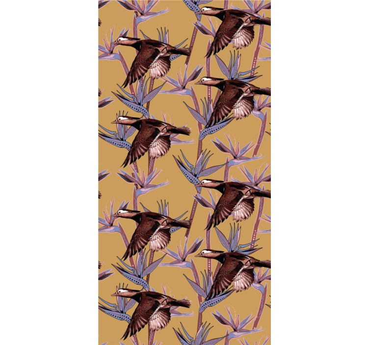 Blind office vintage design of lake animals - TenStickers