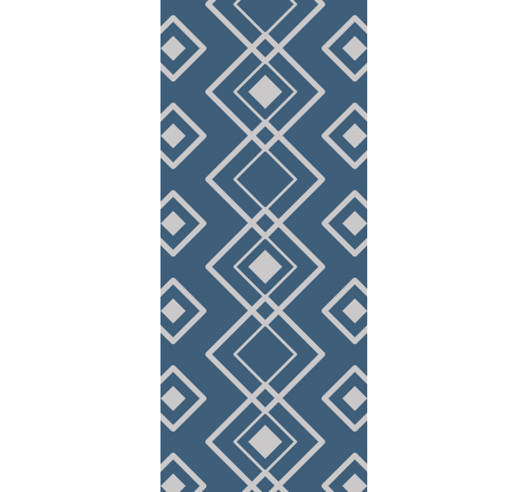 Blind office superfresco easy navy geometric - TenStickers