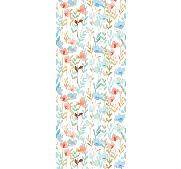 Blind office flowerprint 'hydenyear' design - TenStickers