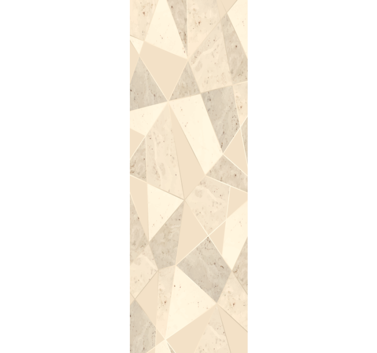 Blind office 3d golden triangles design - TenStickers