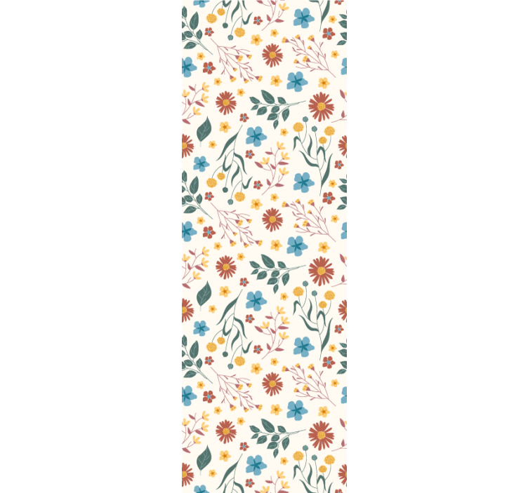 Blind office variety of flowers and plants - TenStickers
