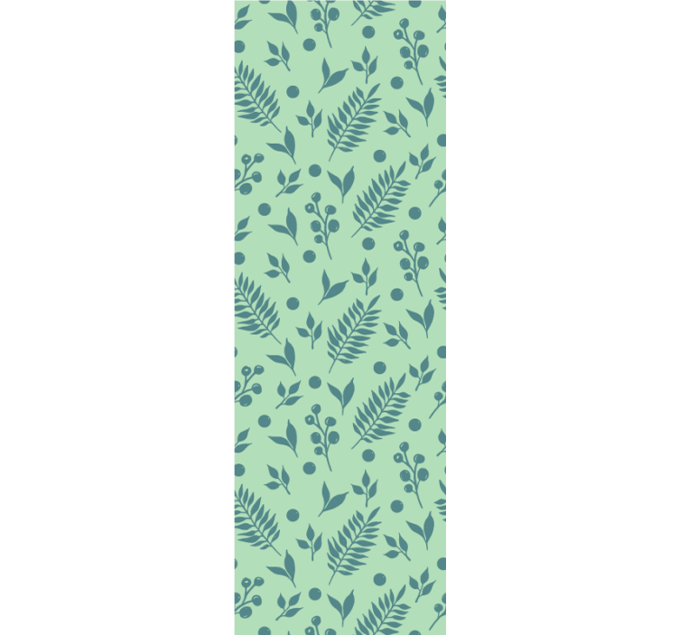 Blind office green leaves on green - TenStickers