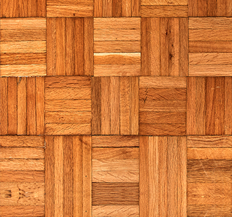 Blind office shielded by the wooden wave - TenStickers