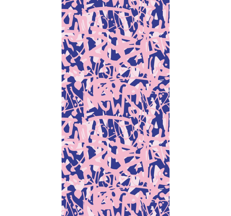 Blind teens pink and purple graffiti design - TenStickers