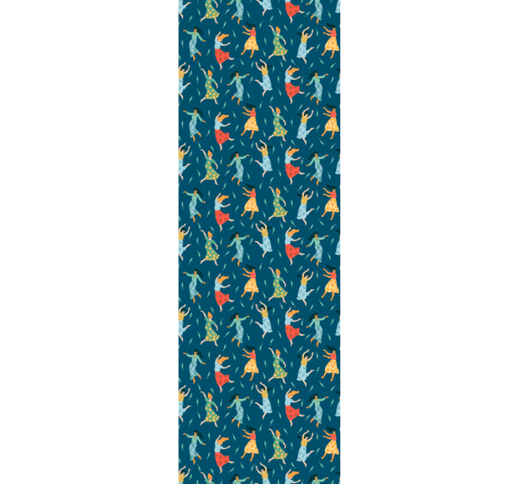 Blind teens enjoying dance movements - TenStickers