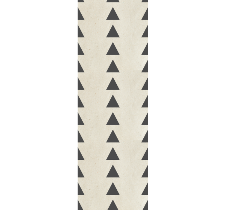 Modern blind in dark grey triangle texture - TenStickers