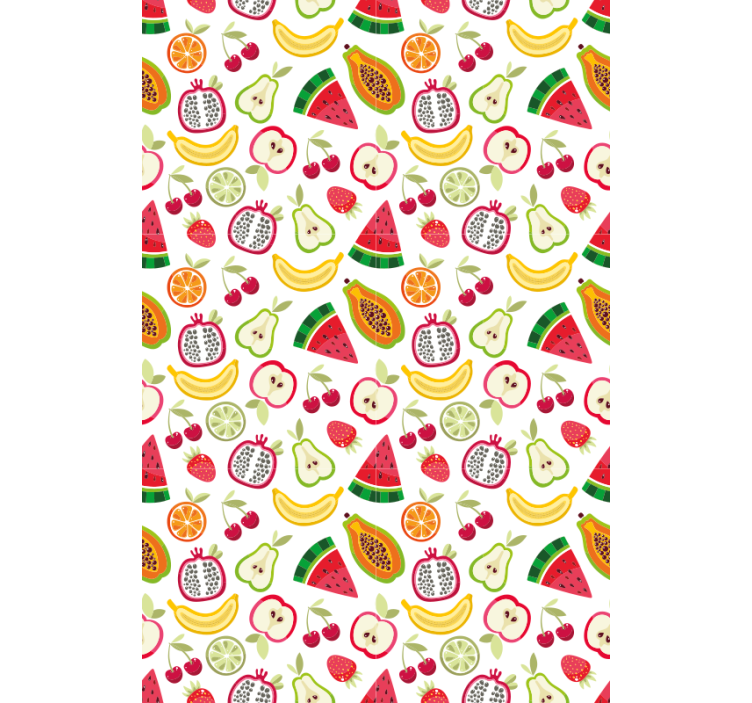 Fruity Pattern Design blind fruit and vegetables - TenStickers