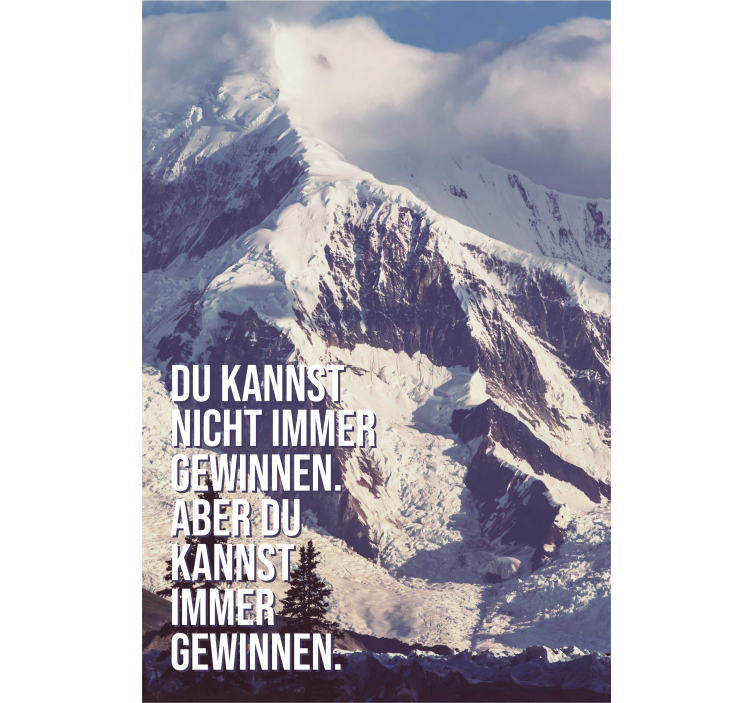 Immer Gewinnen Mountain Peaks blind office - TenStickers