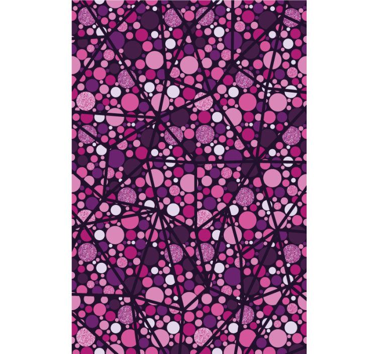 Pattern roller blind geometric bubble design - TenStickers