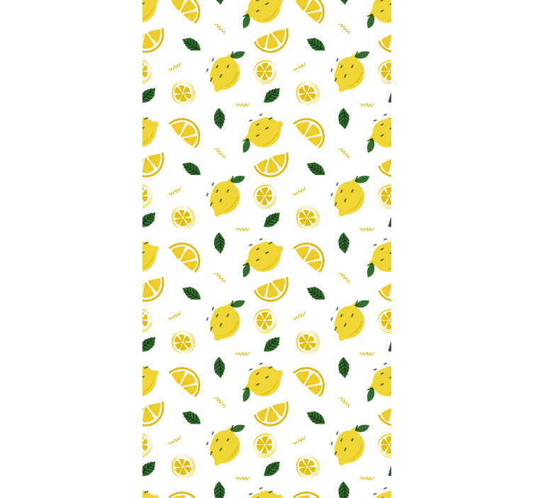 Lemon Slice Motif blind fruit and vegetables - TenStickers