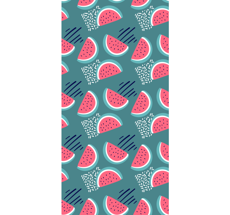 Watermelon Slice Motif blind fruit and vegetables - TenStickers