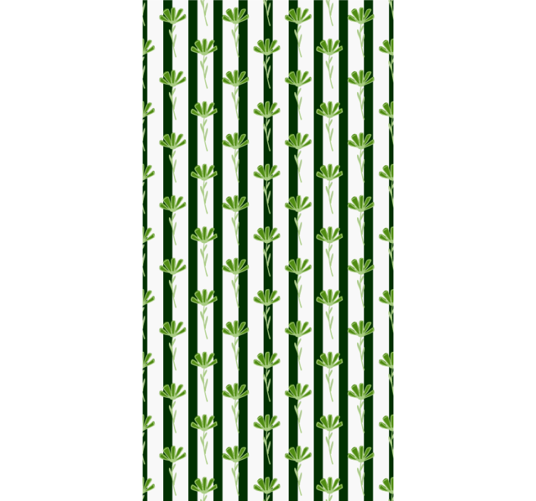 Vertical stems pattern blind kitchen - TenStickers