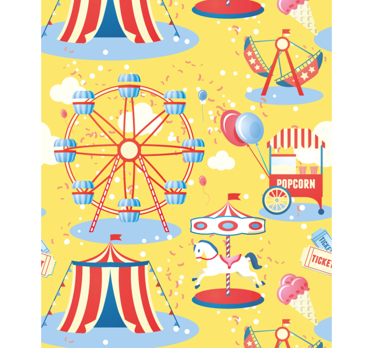 Carnival Joyride fun blind - TenStickers