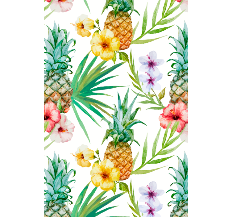 Painted pineapple Fruit and vegetable blind - TenStickers