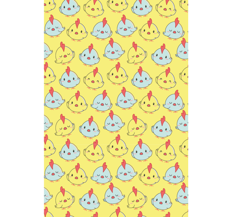 Cheerful Chick Pattern animals blind - TenStickers