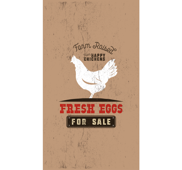Fresh eggs for sale blind children - TenStickers