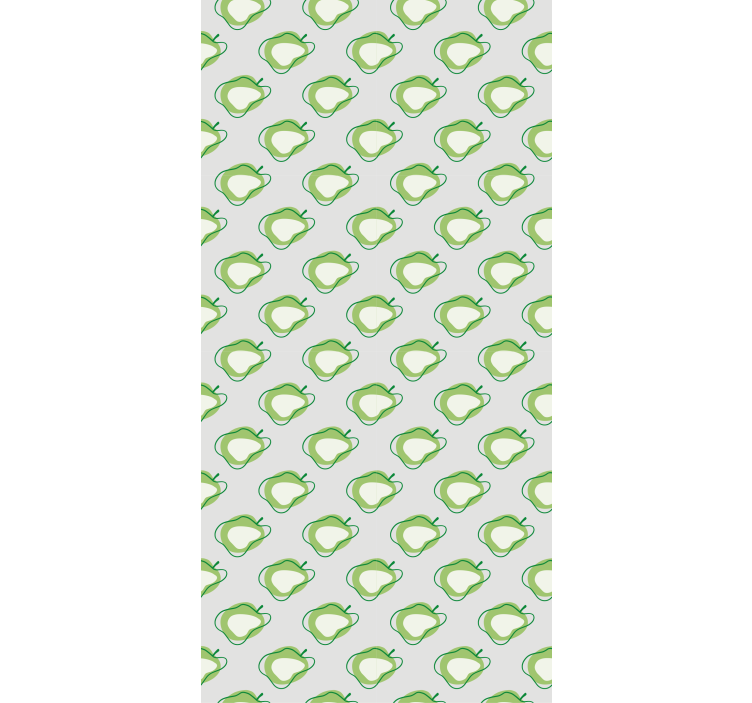 Green modern apples Fruit and vegetable blind - TenStickers