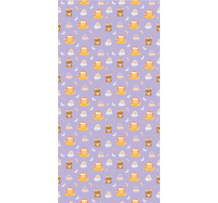 Baby animals and rainbows blind children - TenStickers