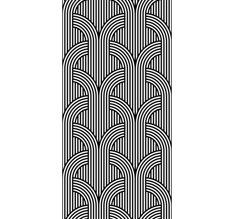 Geometric Arch Pattern modern blind - TenStickers